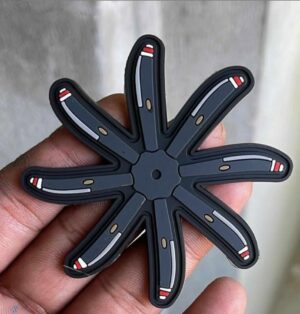 NP2000 Propeller Patch, 3-inch PVC Patch with Hook and Loop